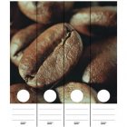 Fair Trade Media Fairtrade Roasted Coffee Bean Spine Labels [4 pk]